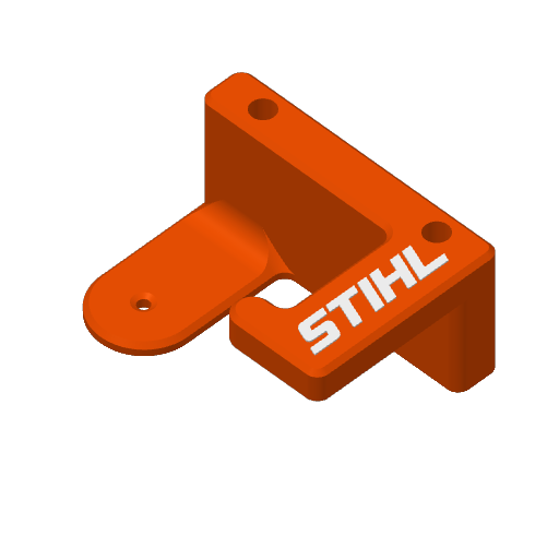 Suporte de Parede para Motosserra Stihl PETG Organizador de Ferramentas Oficina